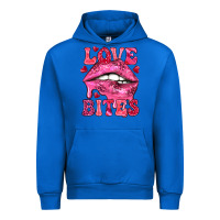 Cobalt Love bites Valentine's Day Urban Hoodie - HowdyJamesFarm