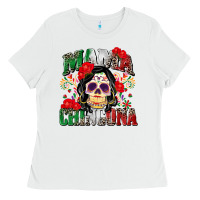 White mama chingona Ladies Tee - Zillion Design Studio