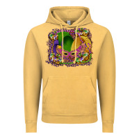 Vintage Mustard mardi gras mask king cake Vintage Hoodie - RanaPortraitStore