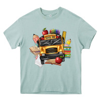 Arona school bus driver front Heavy Core Tee - texasbilliewilder