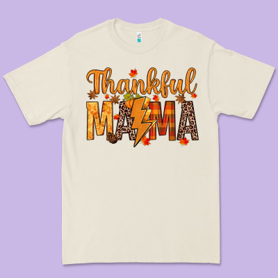 Thankful Mama Premium Tee Designed By Texasbilliewilder