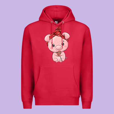 Cute Pig Premium Hoodie Designed By Texasbilliewilder
