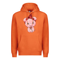 Carrot cute pig Premium Hoodie - texasbilliewilder