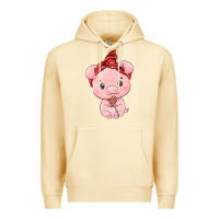 Pina Colada cute pig Premium Hoodie - texasbilliewilder