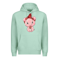 Seafoam cute pig Premium Hoodie - texasbilliewilder