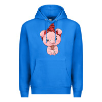 True Royal cute pig Premium Hoodie - texasbilliewilder