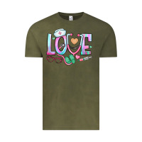 Vintage Olive love nurse Vintage Tee - BundleAndBundleShop