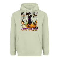 Matcha black cat apothecary Heavyweight Hoodie - BarkalooDesign