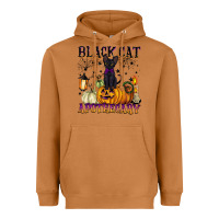 Meerkat black cat apothecary Heavyweight Hoodie - BarkalooDesign