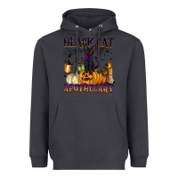 Smoke black cat apothecary Heavyweight Hoodie - BarkalooDesign