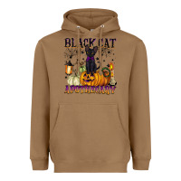 Toasted Coconut black cat apothecary Heavyweight Hoodie - BarkalooDesign