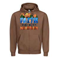 Chestnut faith can move mountains Zipper Hoodie - MaliasSmallBusiness