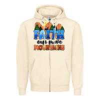 Sandshell faith can move mountains Zipper Hoodie - MaliasSmallBusiness