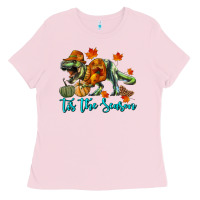 T Rex Tis The Season Ladies Tee | Teevron