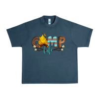 Midnight Navy camp life Urban Heavy Tee - Artiststas