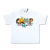 White camp life Urban Heavy Tee - Artiststas