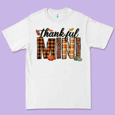 Thankful Mini Premium Tee Designed By Texasbilliewilder