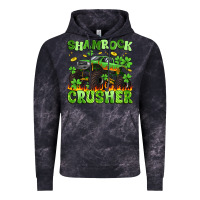 Cloud Black shamrock crusher Vintage Hoodie - Artiststas
