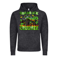 Vintage Black shamrock crusher Vintage Hoodie - Artiststas