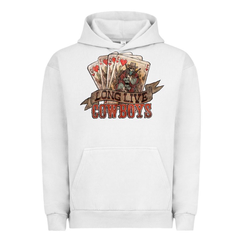 Long Live Cowboys Cards Urban Hoodie by HowdyJamesFarm | Teevron