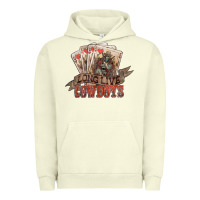 Pigment Pistachio Long live cowboys cards Urban Hoodie - HowdyJamesFarm