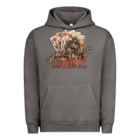 Pigment Tornado Long live cowboys cards Urban Hoodie - HowdyJamesFarm