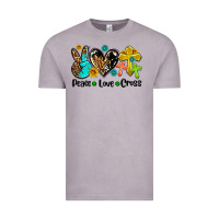 Vintage Zinc peace love cross Vintage Tee - AdoDesignShop