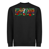 Black flamenco dancer libbey glass Heavyweight Sweatshirt - BundleAndBundleShop
