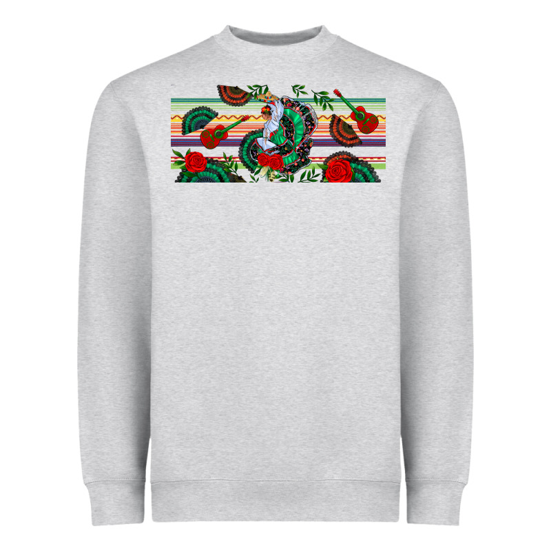 Flamenco Dancer Libbey Glass Heavyweight Sweatshirt by BundleAndBundleShop | Teevron