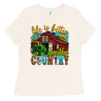 Life Is Better In The Country Western Ladies Tee | Teevron