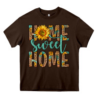 Chocolate Brown home sweet home Heavy Core Tee - Zillion Design Studio