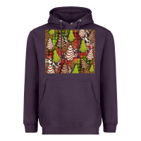 Plum Christmas cakes western Heavyweight Hoodie - Jasminsmagicworld