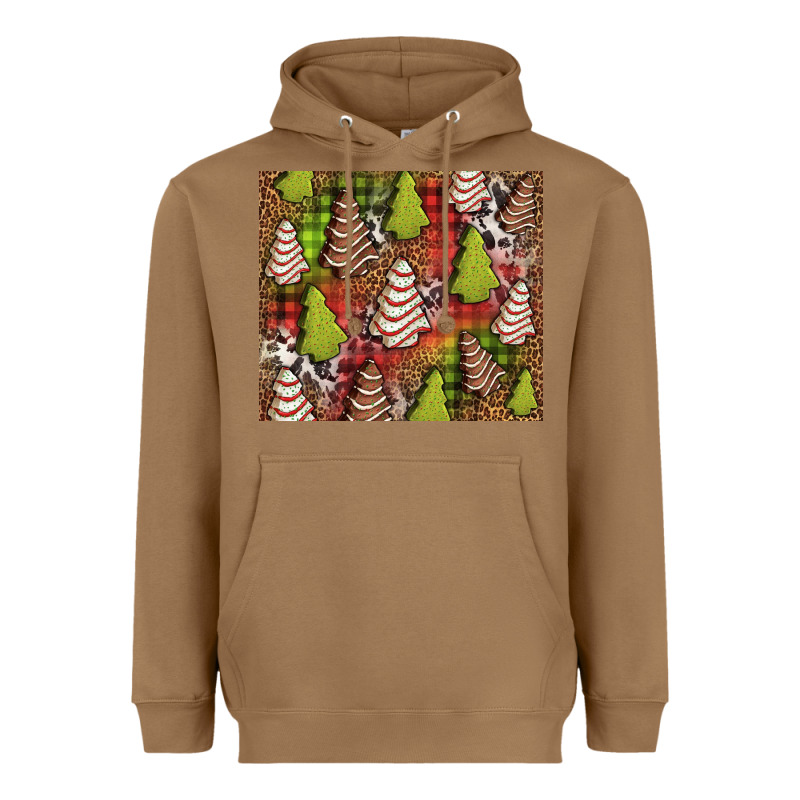 Christmas Cakes Western Heavyweight Hoodie by Jasminsmagicworld | Teevron