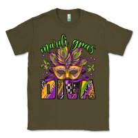 Army Green mardi gras diva Classic Tee - Jasminsmagicworld