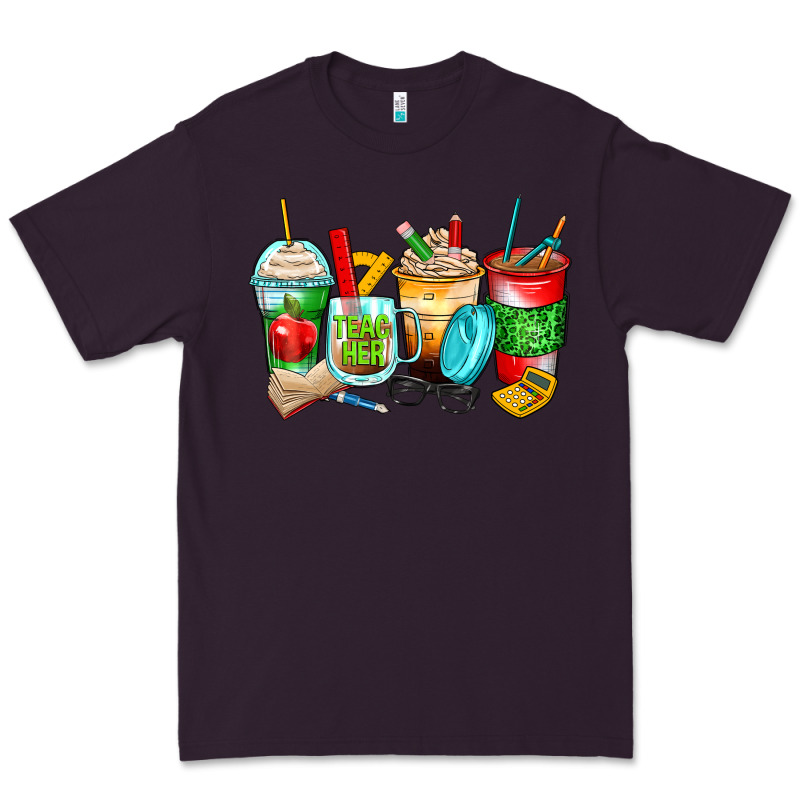 Teacher Coffee Cups Premium Tee by Zillion Design Studio | Teevron
