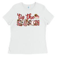White tis the season baseball little debbie tree cakes Ladies Tee - JahusDesignShop