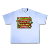 Grape Ice national hispanic heritage month with background Urban Heavy Tee - BundleAndBundleShop