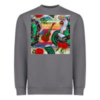Storm flamenco dancer seamless pattern Heavyweight Sweatshirt - BundleAndBundleShop