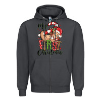 Smoke my first christmas cute christmas sloth Zipper Hoodie - MaliasSmallBusiness