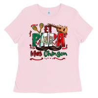 Bubblegum Pink el papa mas chingon Ladies Tee - Zillion Design Studio