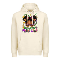 Tofu little miss mardi gras afro messy bun kid Premium Hoodie - texasbilliewilder