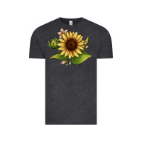 Vintage Black sunflower Vintage Tee - JahusDesignShop