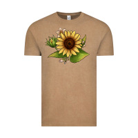 Vintage Coffee sunflower Vintage Tee - JahusDesignShop
