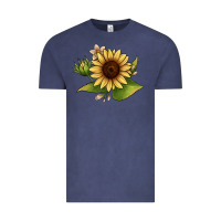 Vintage Denim sunflower Vintage Tee - JahusDesignShop
