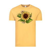 Vintage Mustard sunflower Vintage Tee - JahusDesignShop