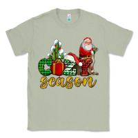 Matcha cozy season with santa christmas tree cactus and gift Classic Tee - AdoDesignShop
