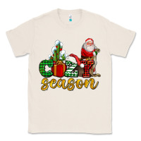 Natural cozy season with santa christmas tree cactus and gift Classic Tee - AdoDesignShop