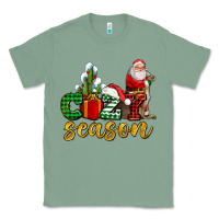 Sage cozy season with santa christmas tree cactus and gift Classic Tee - AdoDesignShop
