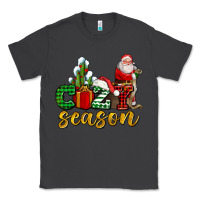 Smoke cozy season with santa christmas tree cactus and gift Classic Tee - AdoDesignShop