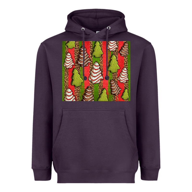 Christmas Cakes Leopard Heavyweight Hoodie by Jasminsmagicworld | Teevron